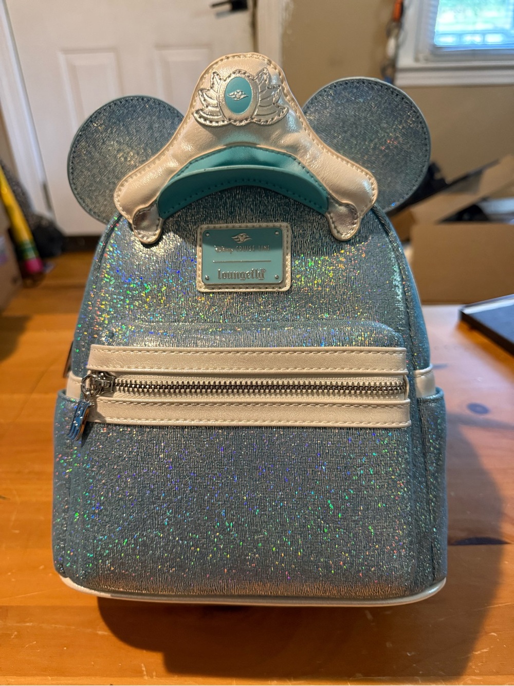 Disney Cruise Line Loungefly - Teal and White